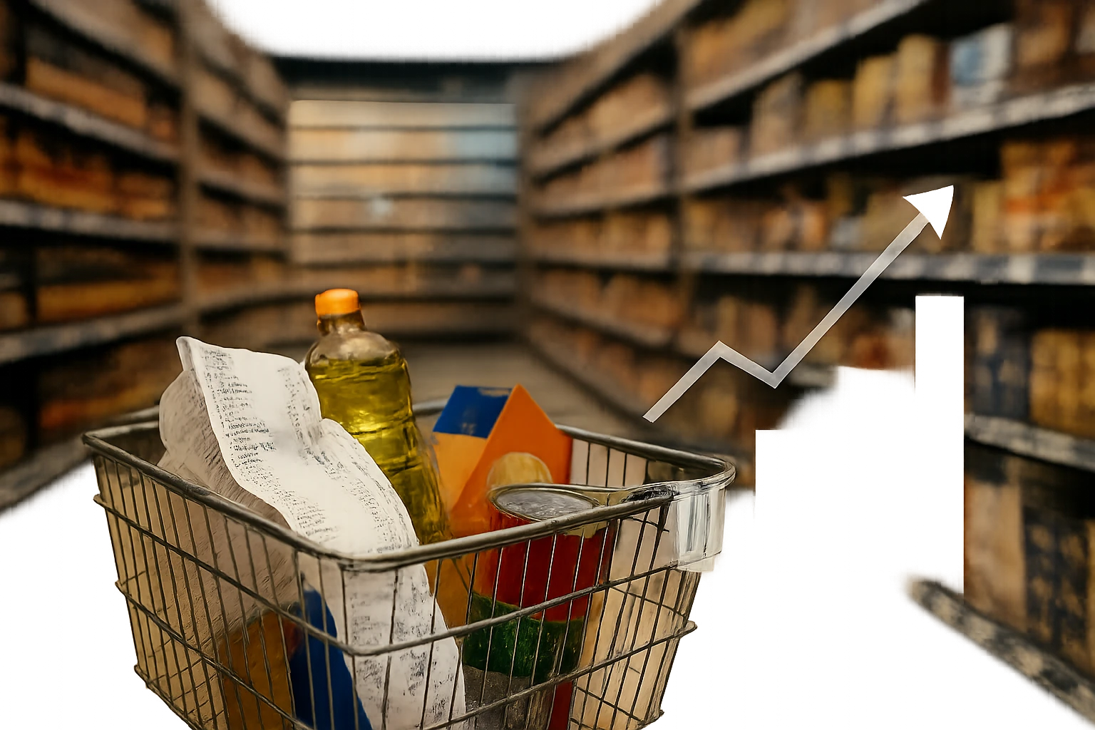Editorial illustration of consumer trade-offs in the Maghreb in 2025
